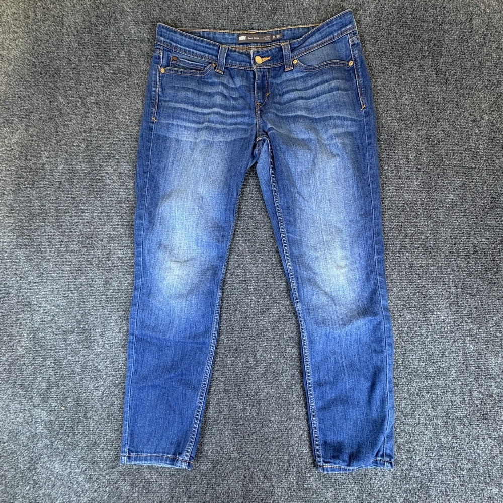 Levi's Demi Curve‎ Skinny Jeans Womens 32x26 Blue Denim Cotton Low Rise Casual